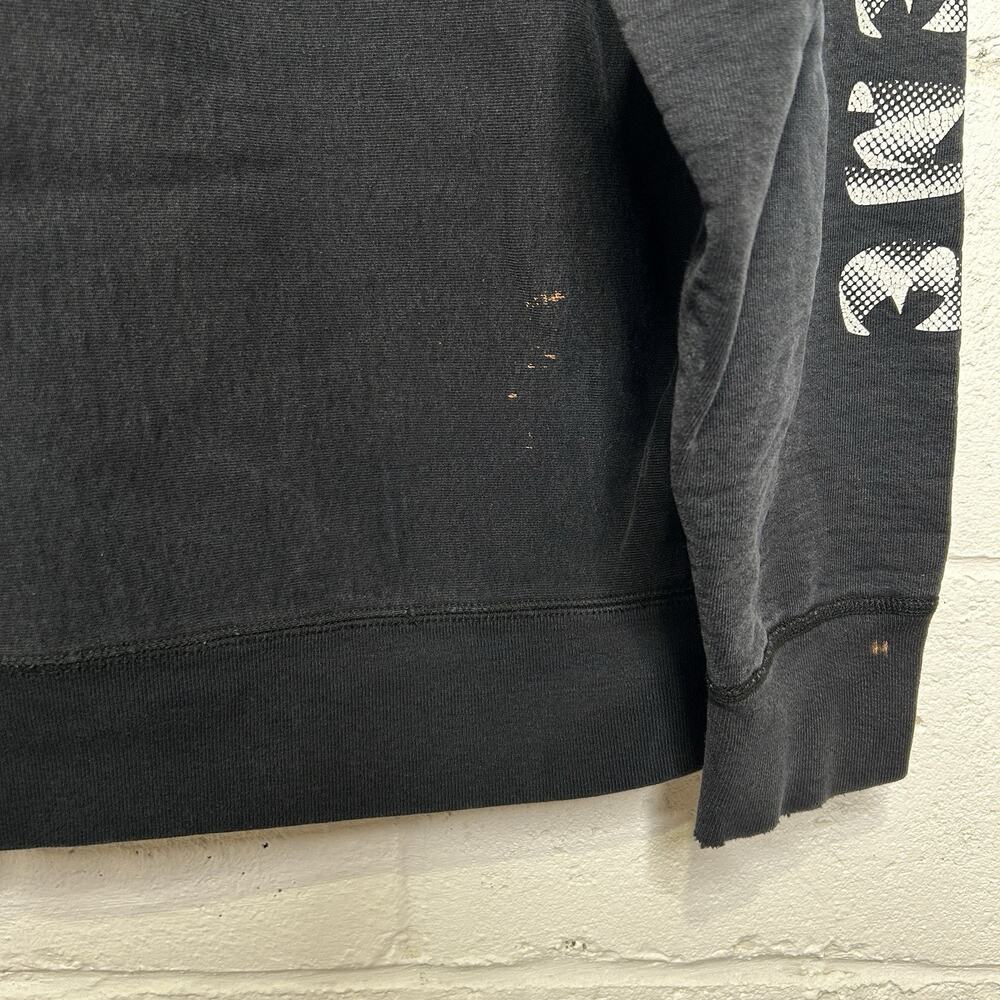 Supreme Gradient Sleeve Logo Hooded Sweatshirt “Black” FW18 - Picture 9 of 14